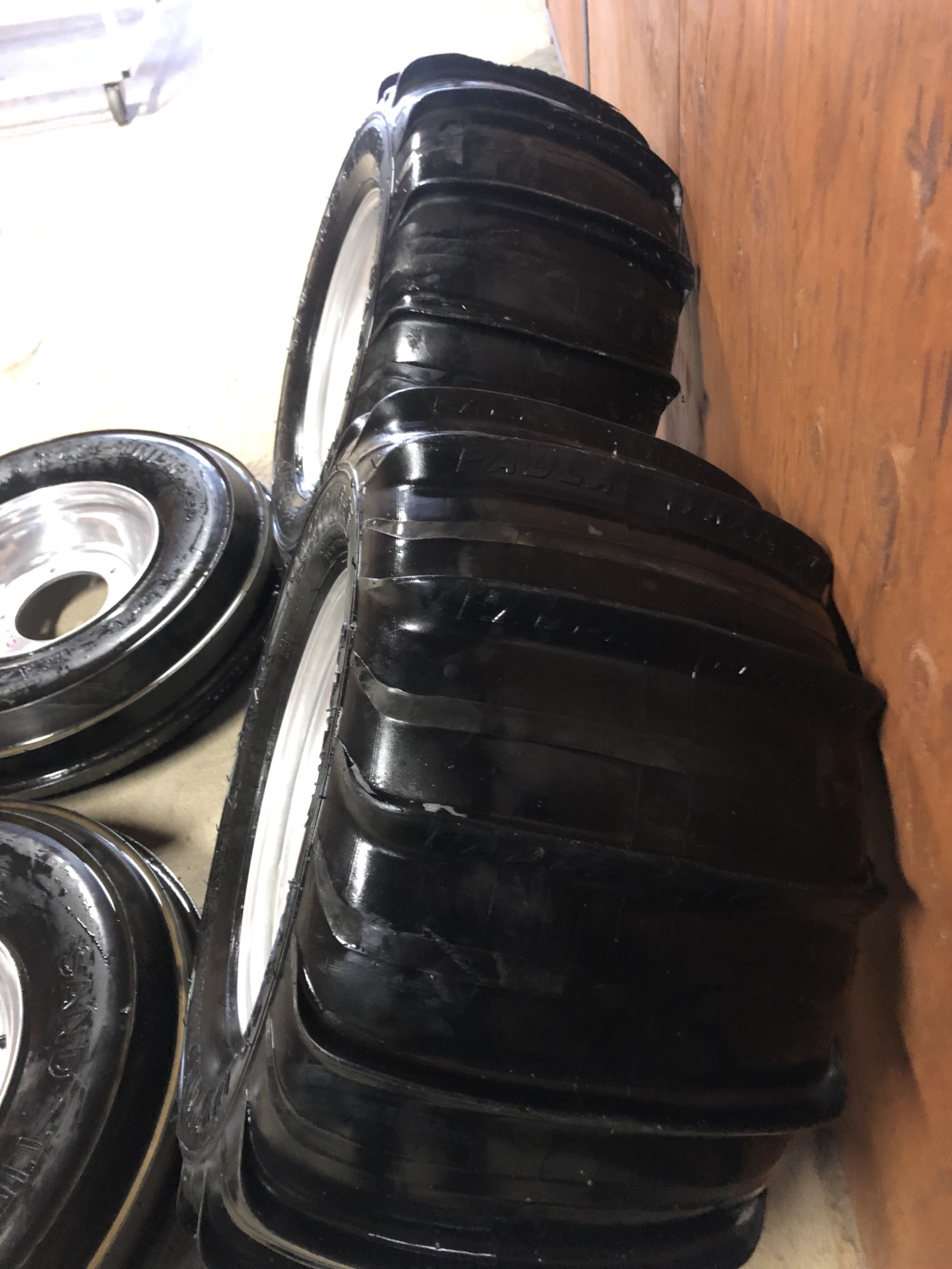 For Sale: Paddles and Razors - Sand Tires Unlimited Paddles and Razors on Douglas Wheel Technologies 15” Aluminum Rims - Like New - photo5