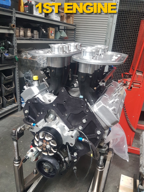 For Sale: 2 FRESH 8 STACK DOUGANS SMALL BLOCK CHEVY ENGINES READY FOR RACE  - photo1