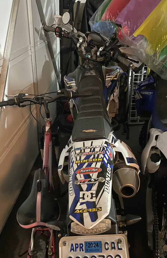 For Sale: Plated 2014 WR450 - $7,500 (RANCHO PALOS VERDES) - photo2