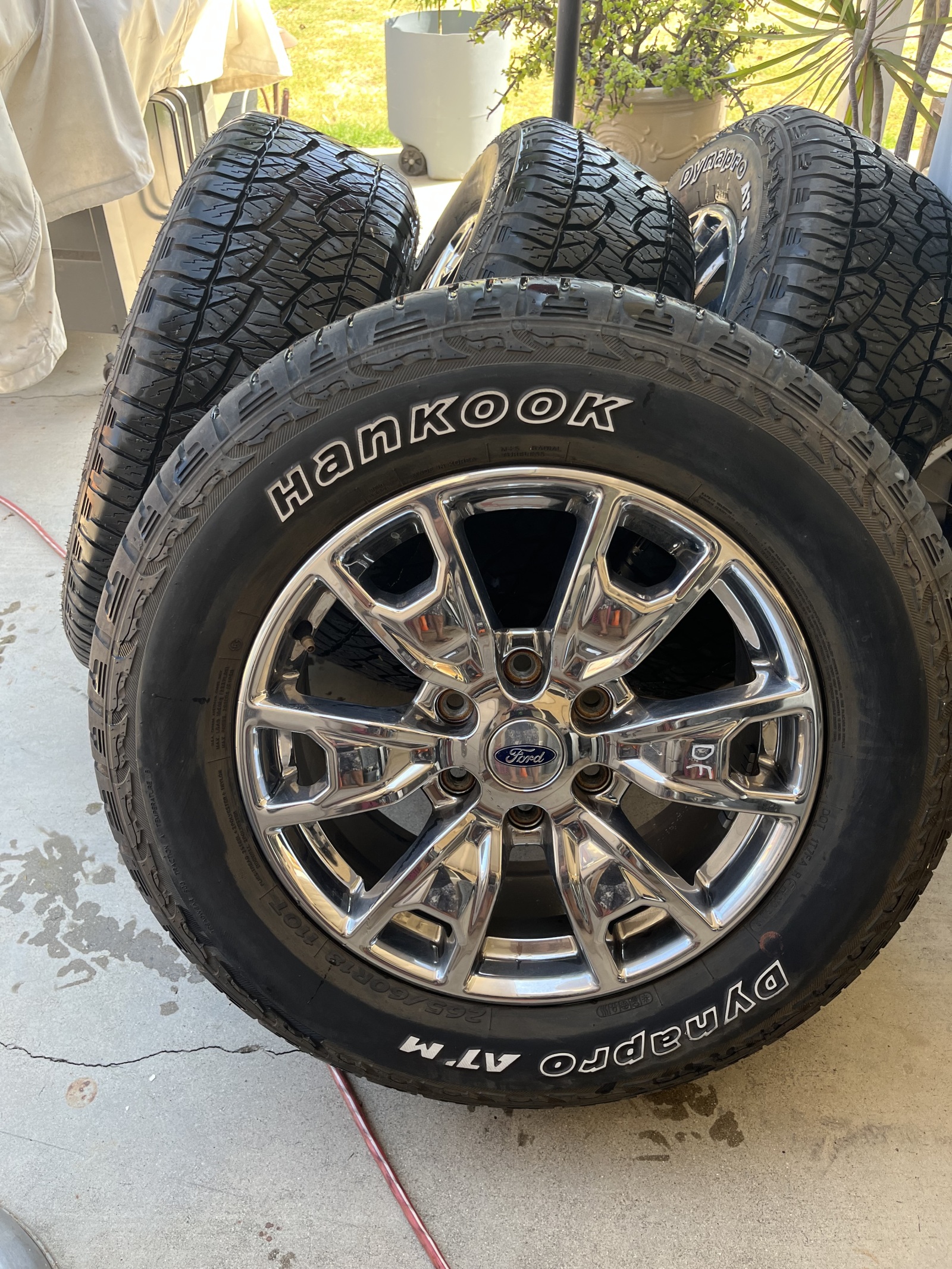 For Sale: Ford Ranger chrome wheels and tires  - photo0