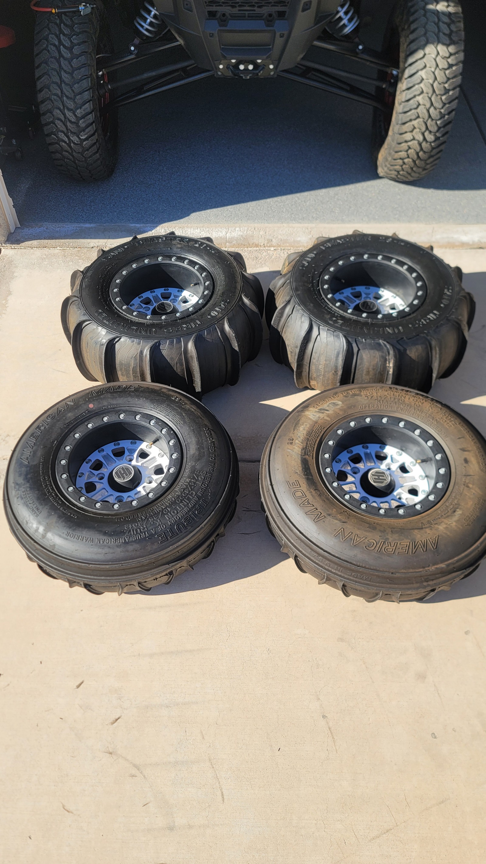 For Sale: RZR STU Sand Tires - photo0