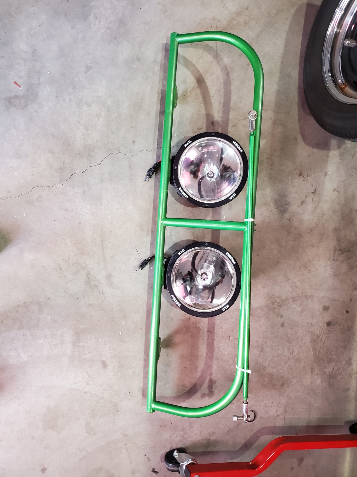 For Sale: 2 Vison X HID lights with light bar - photo0
