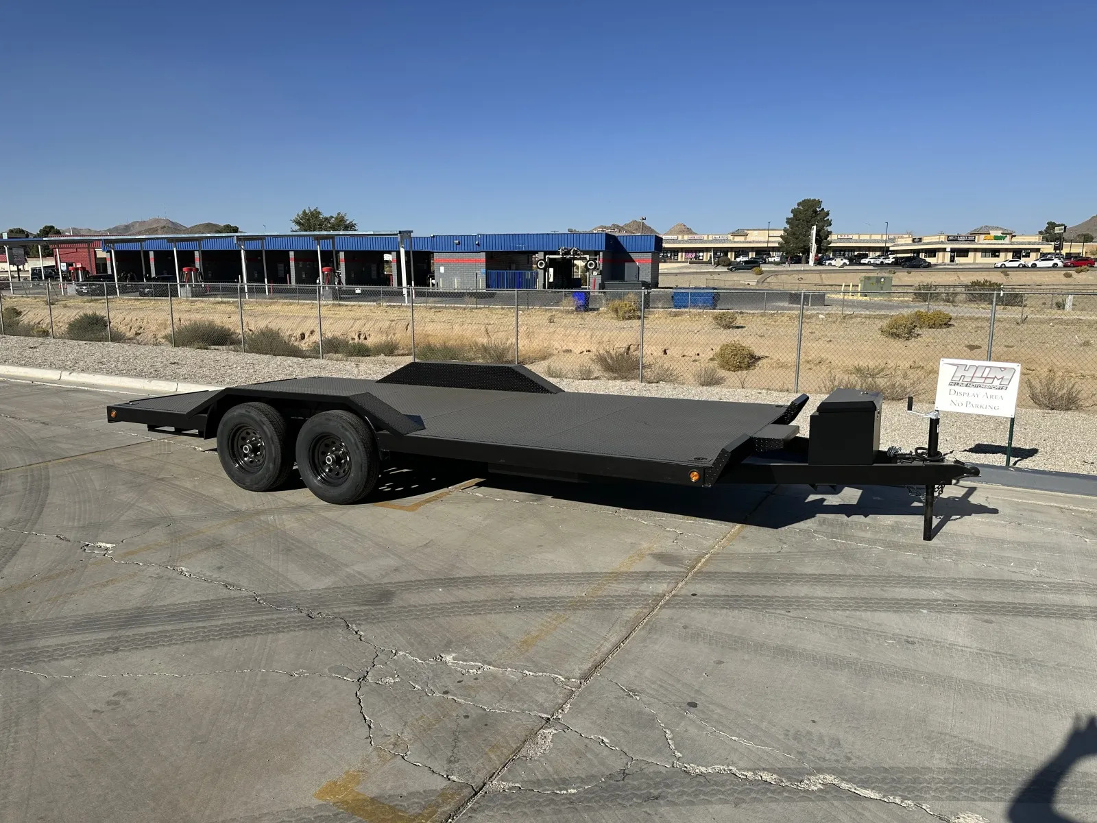 For Sale: 2024 Metal Deck Flat Bed Trailer 102ft wide with drive over - photo0