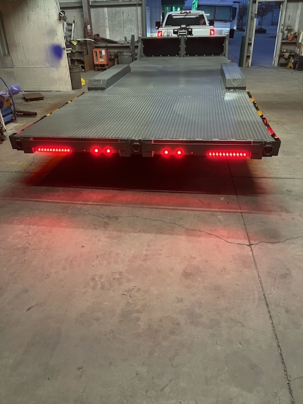For Sale: 2024 Custom built 23 foot 103 wide Flat bed trailer  - photo3