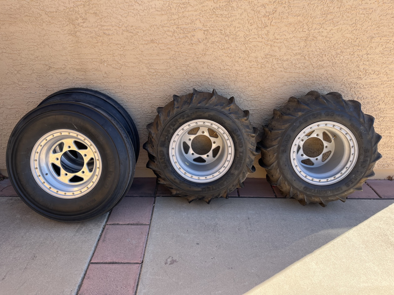 For Sale: Sand tire setup DWT 17” wheels and Sand Tires Unlimited  - photo0