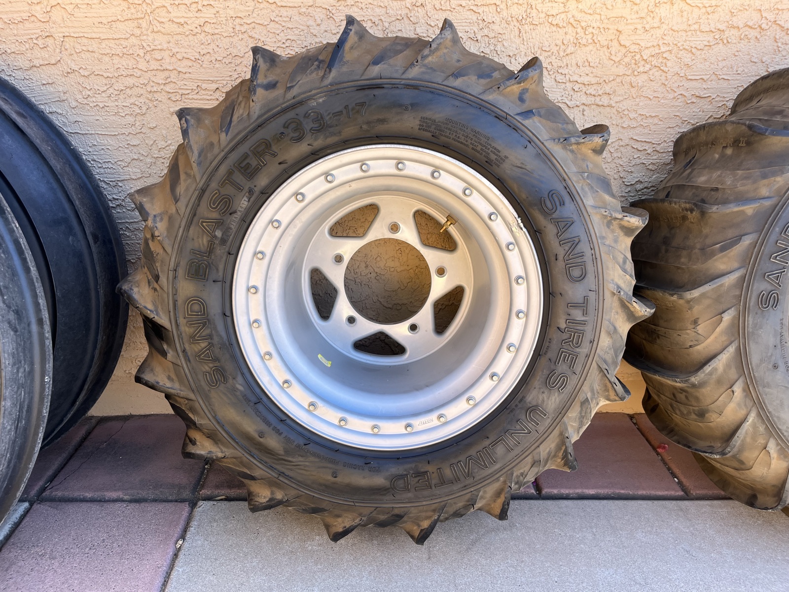 For Sale: Sand tire setup DWT 17” wheels and Sand Tires Unlimited  - photo4