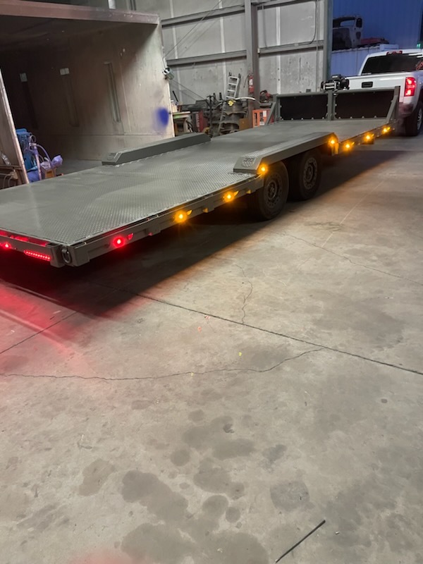 For Sale: 2024 Custom built 23 foot 103 wide Flat bed trailer  - photo4