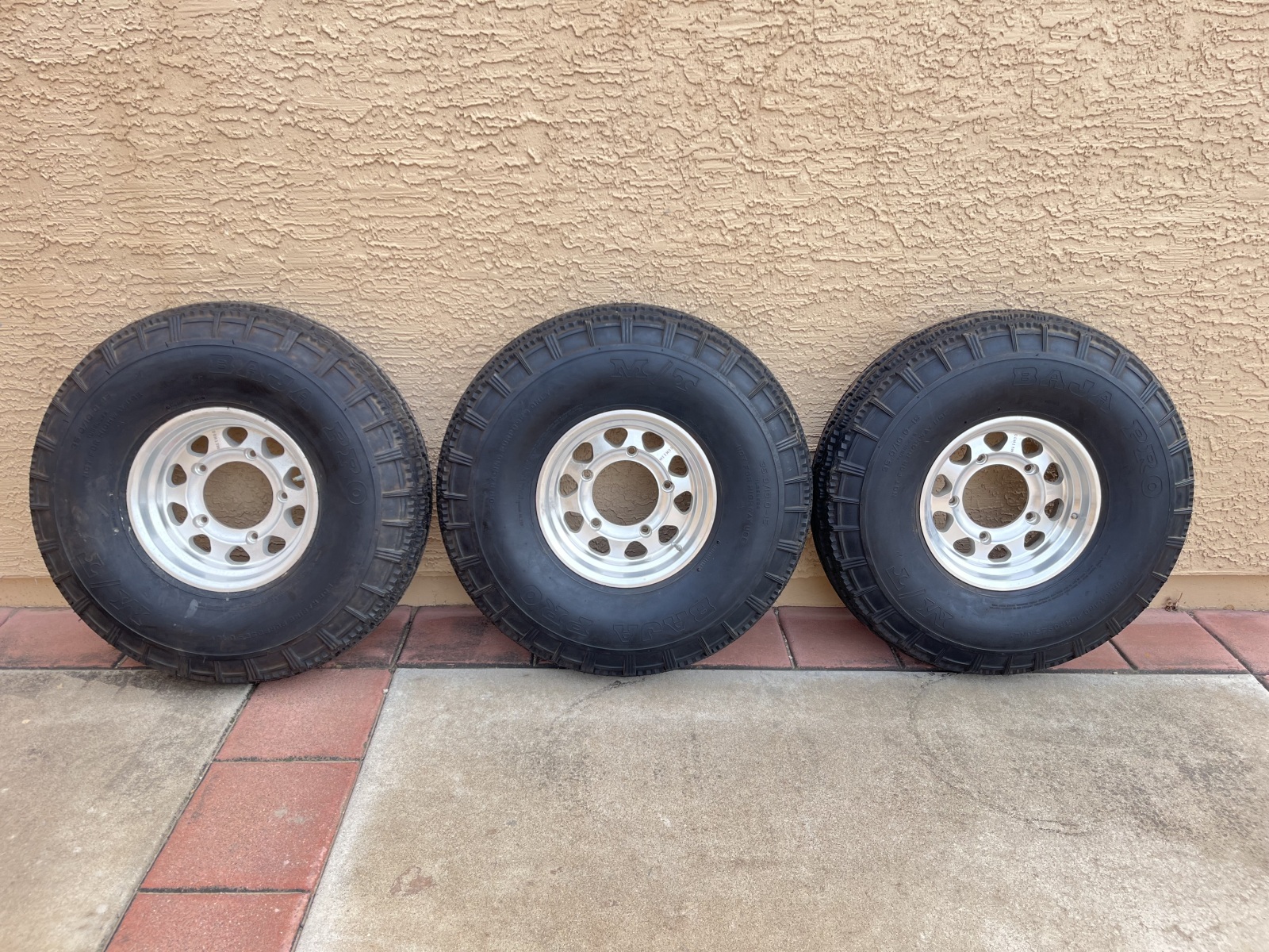 For Sale: Micky Thompson Baja pro 35” tires on method wheels “Only Three” - photo0