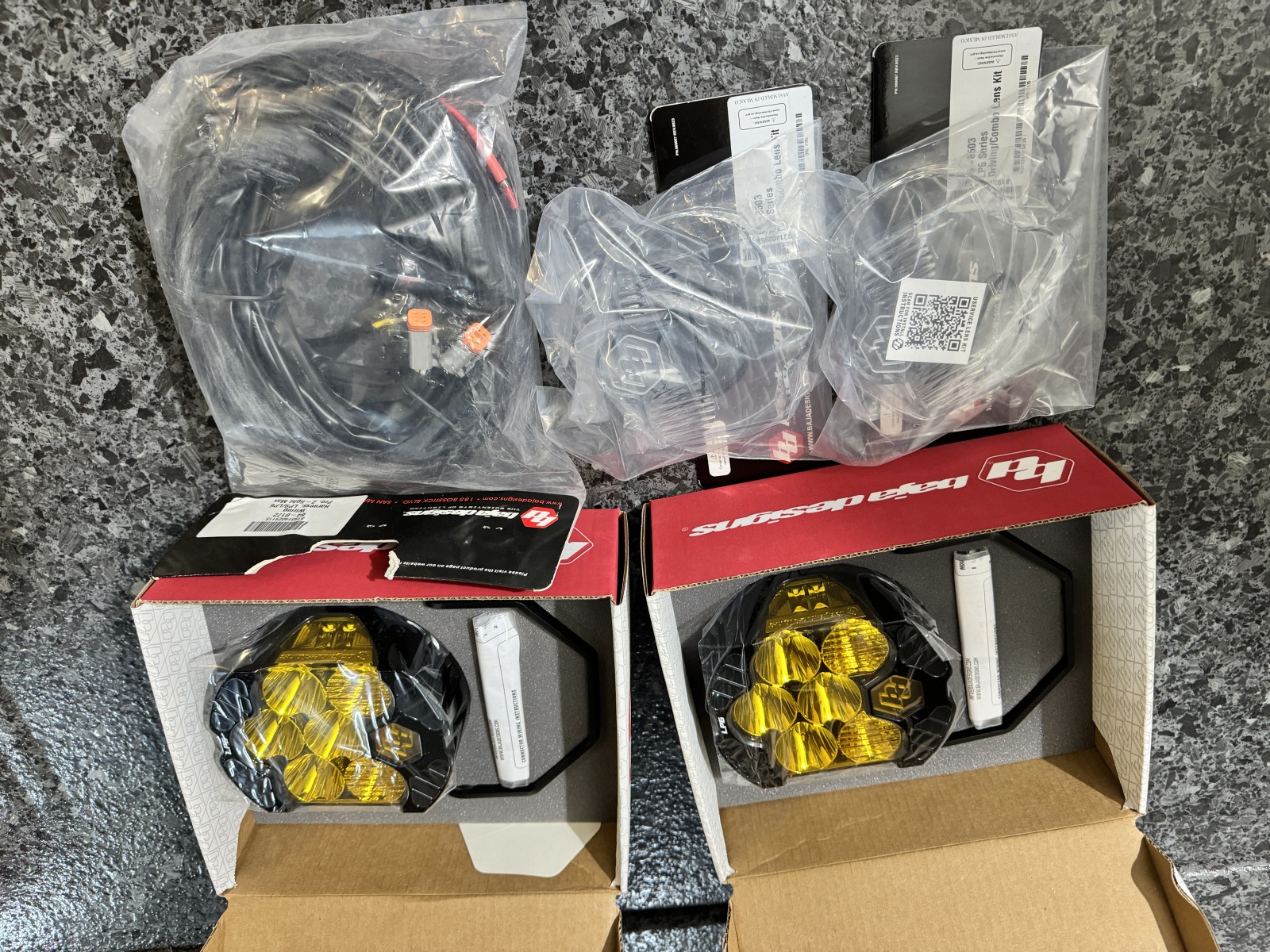For Sale: Baja Designs LP6s w/ spare lenses and harness  - photo0