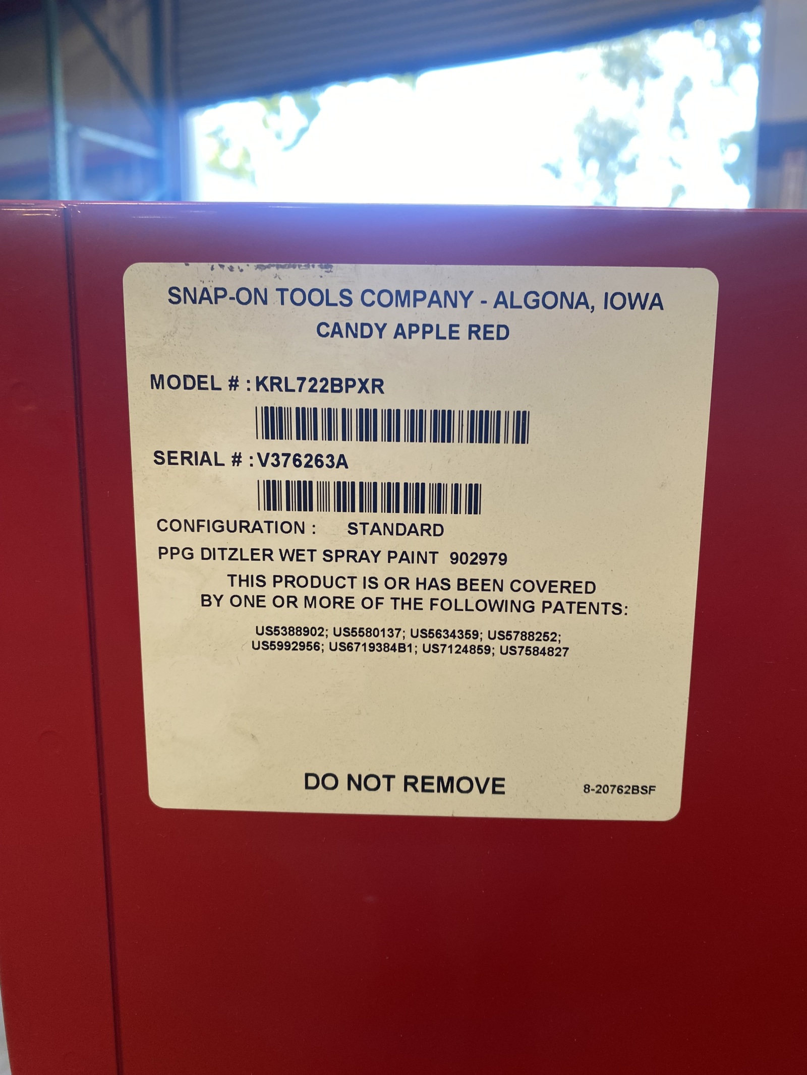 For Sale: SnapOn 54” Tool Box (price drop) - photo1