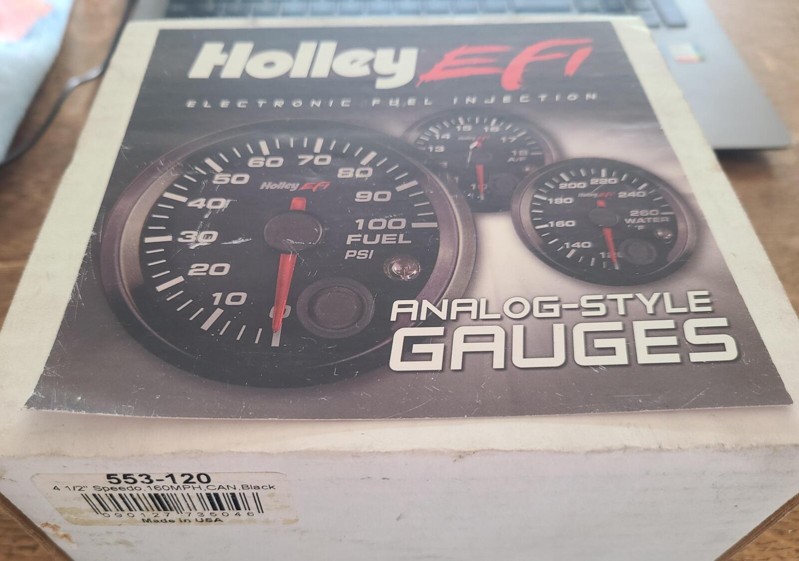 For Sale: Holley EFI Speedo 160 MPH Black Part # 553-120 - photo0
