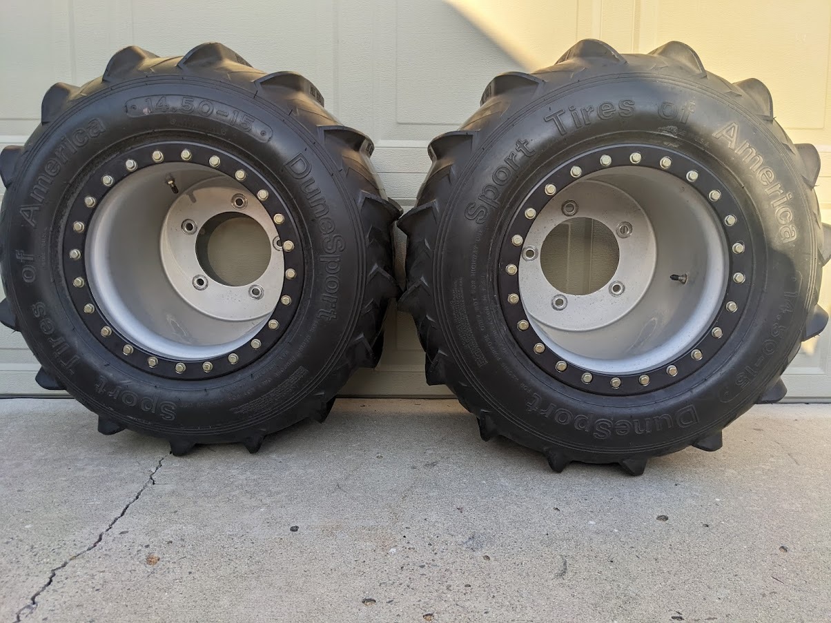 For Sale: Sand Tires and Wheels - photo0