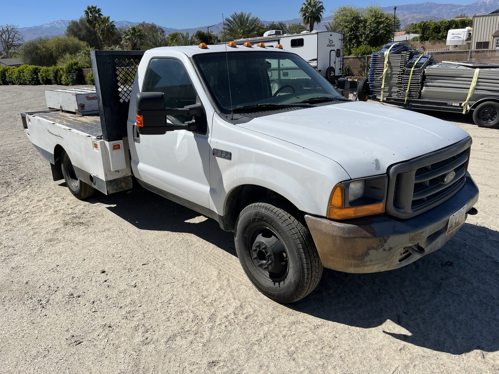For Sale: 2001 Ford F-350 Flatbed tow rig 7.3 diesel - photo0