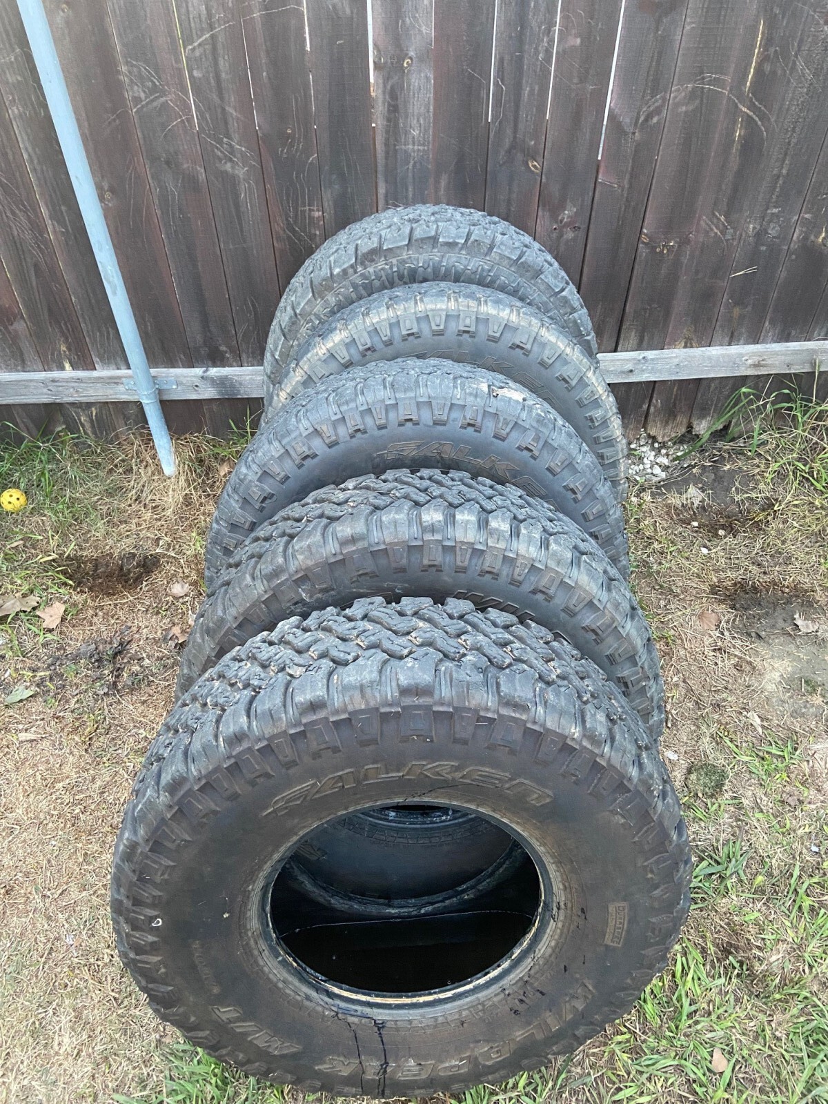 For Sale: 37in Falken Wildpeak Tires and 1 Tri Ace 37 - photo0