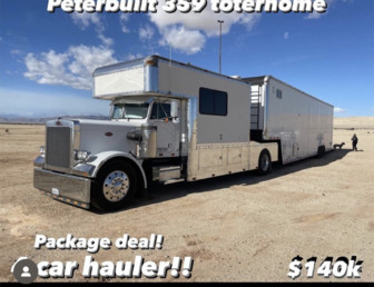 For Sale:Peterbuilt 359 toterhome and 4car stacker hauler