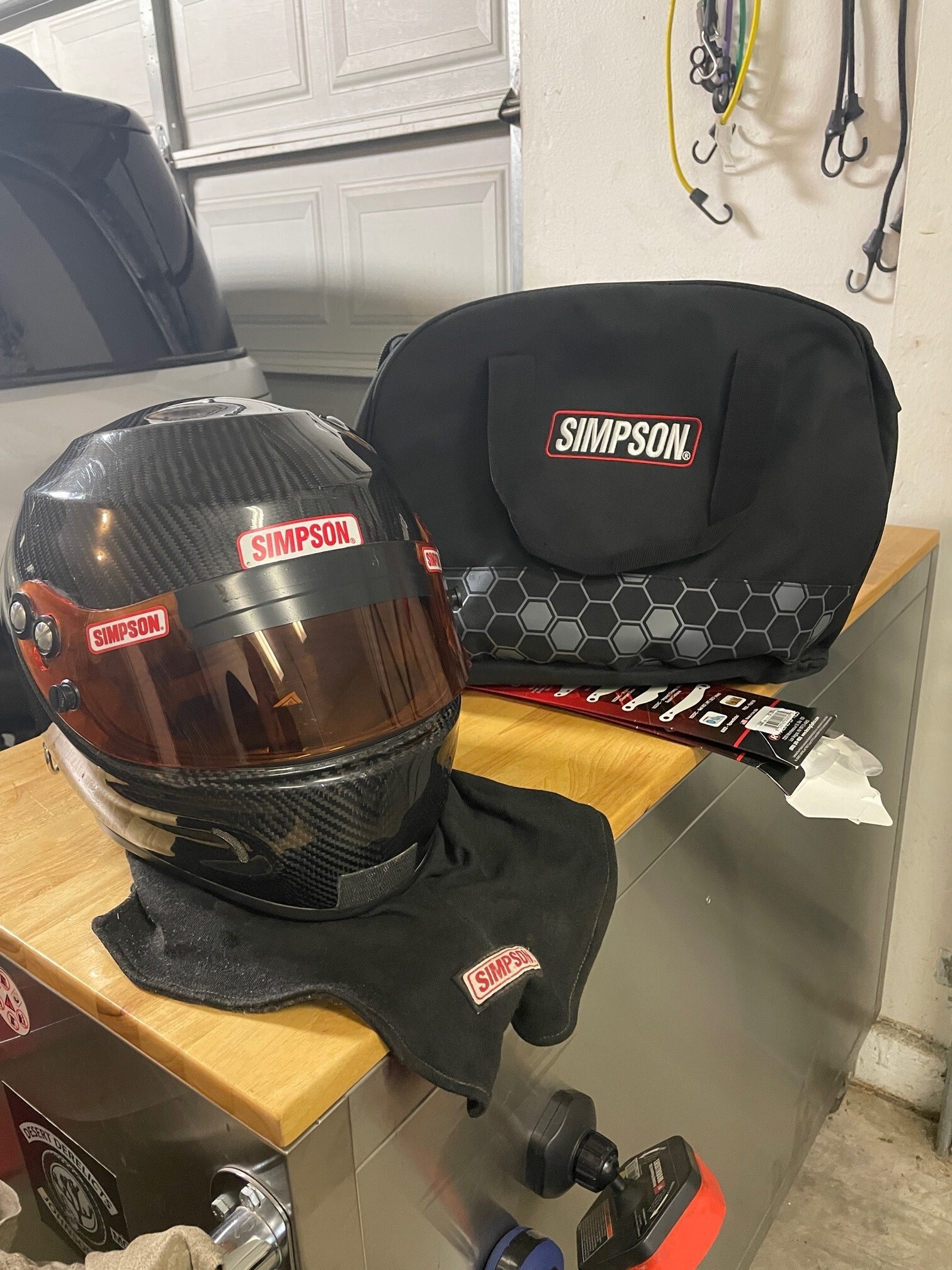 For Sale: Simpson Carbon Helmet - photo0